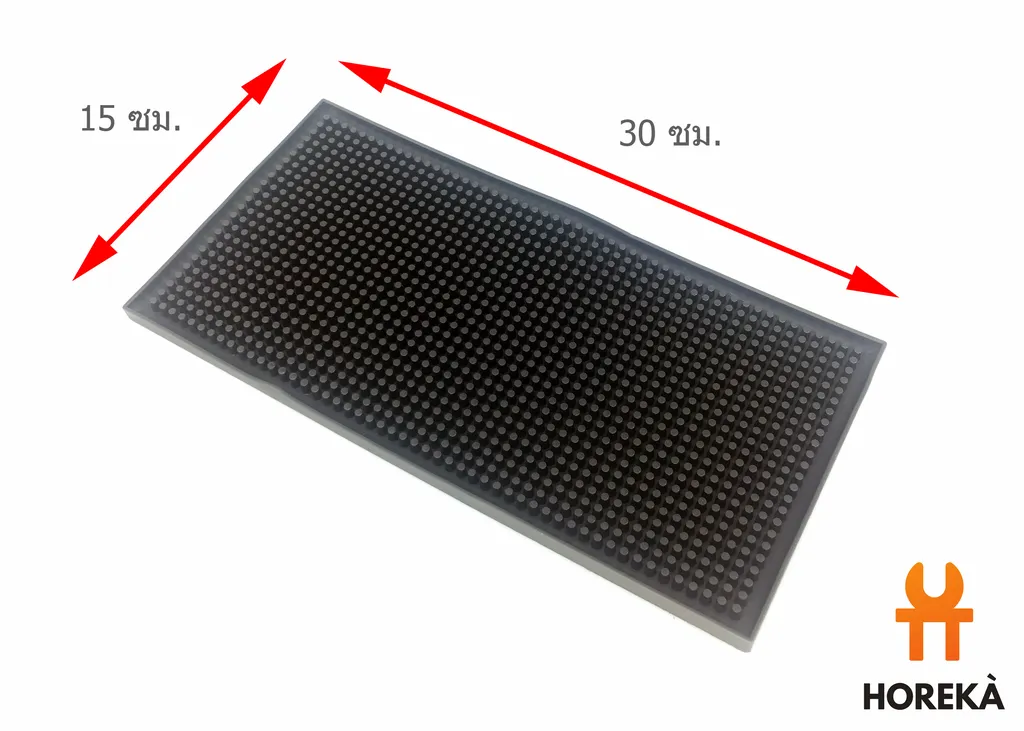 บาร์แมทดำ 30*15 ซม. #FJ-133