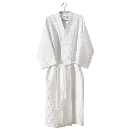 #SIZE XXL ชุดคลุมอาบน้ำผ้ารังผึ้ง 250 GSM White