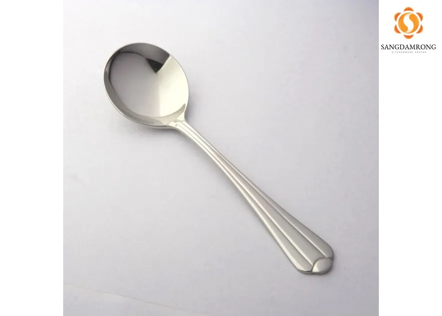 (D) 99-07 ช้อนซุปเล็ก ลายอินทนนท์ (4.6x17.5cm.)