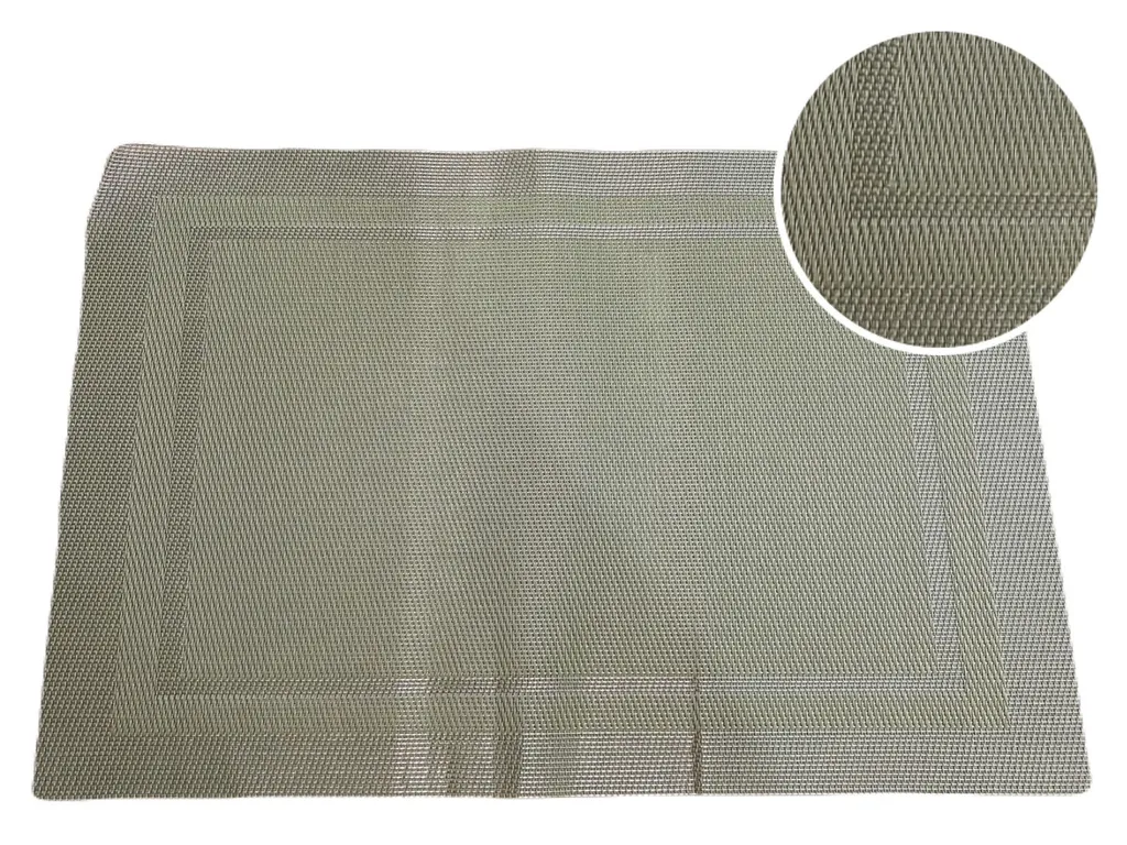 PM010455 เสื่อรองจานกรอบคู่ เขียว(30*45ซม.)