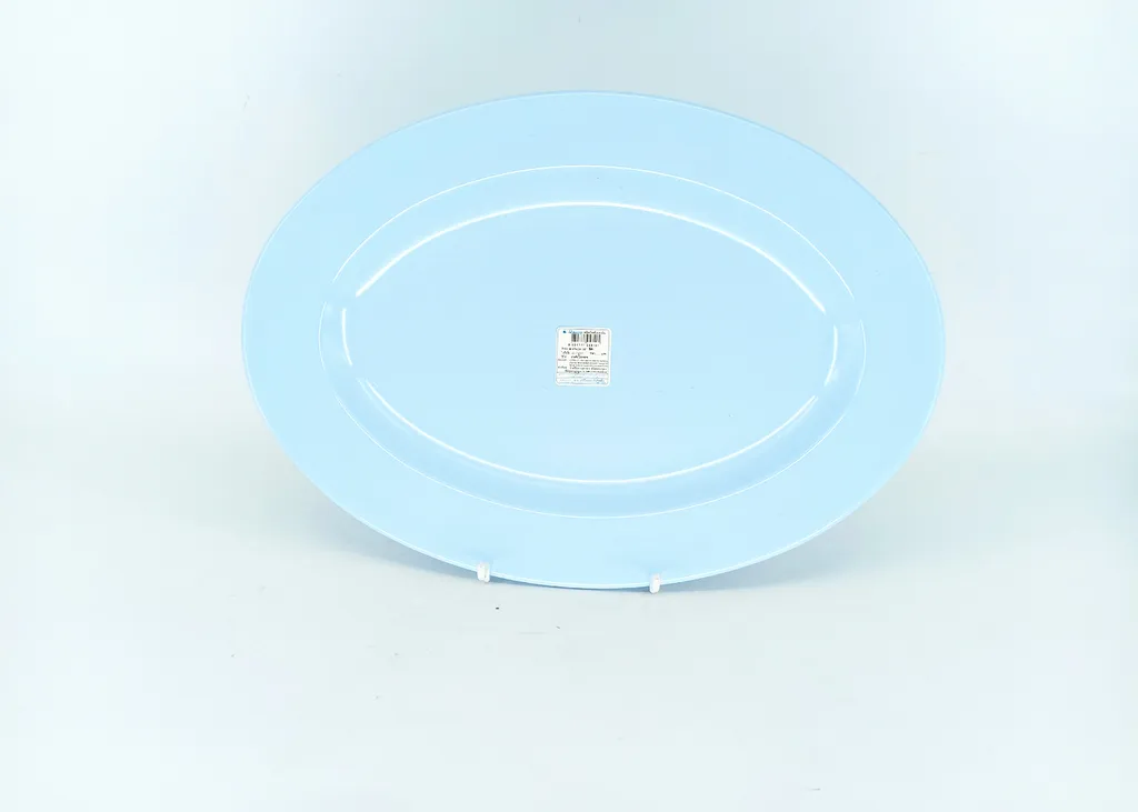 P921-14 จานเปล 14" ฟ้า (1x12)