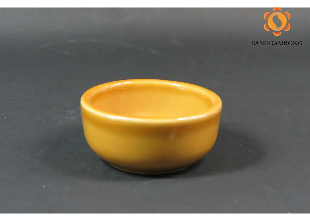 ถ้วยน้ำจิ้มกลมจิ๋วตาล 5.5 ซม