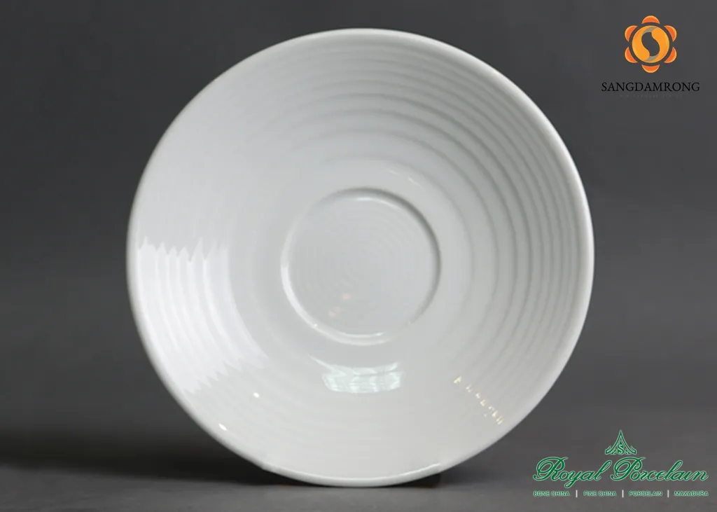 #P7546 w/w จานรองถ้วยกาแฟ 15cm. (1*12*72)