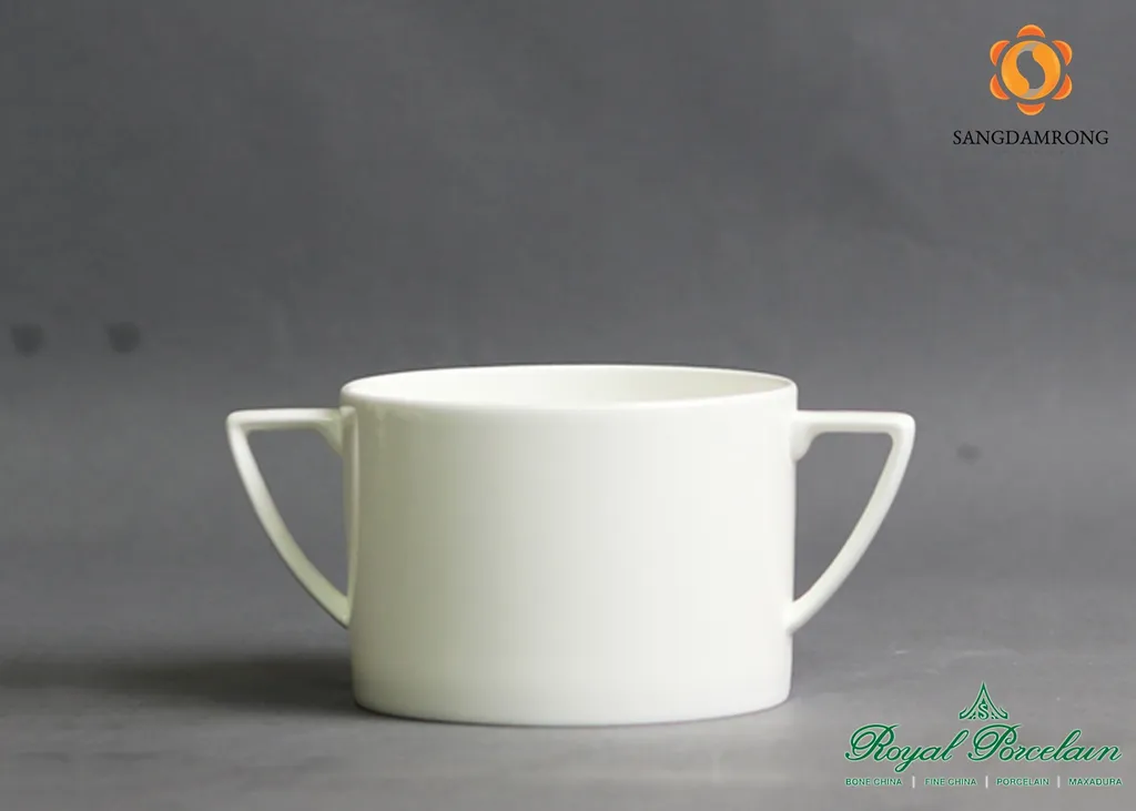 (B) #N3421 ถ้วยซุป 2 หู 0.35L.