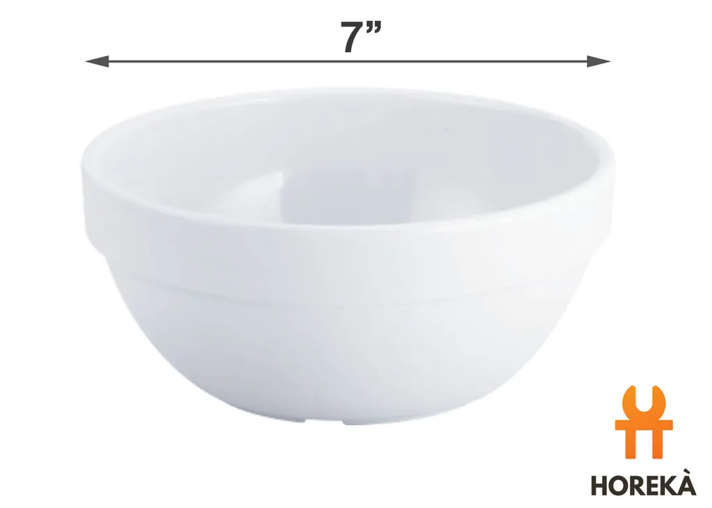ชามกลมเมลามีน 7" #C304 (สามารถคู่ #MD042) (1*36)