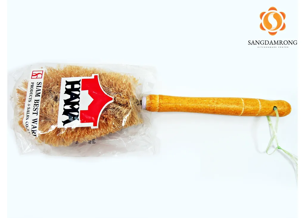 แปรงล้างกระทะ 014 ขนตาล