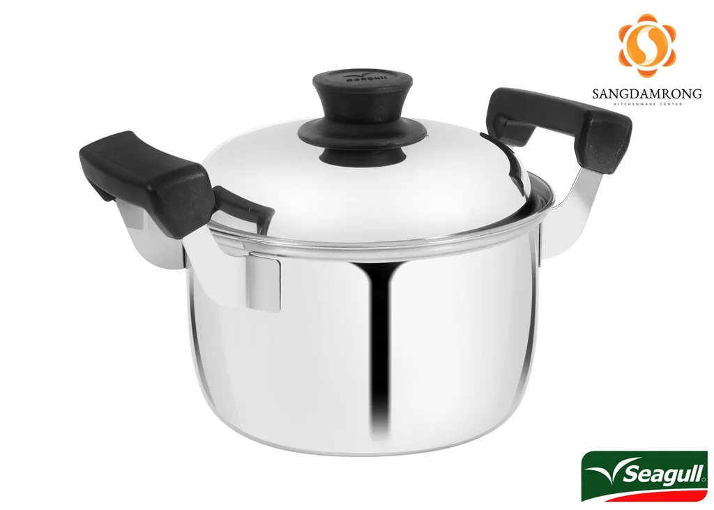 หม้อต้มโดม 20 ซม. #100389420 (1*6) (นางนวล)