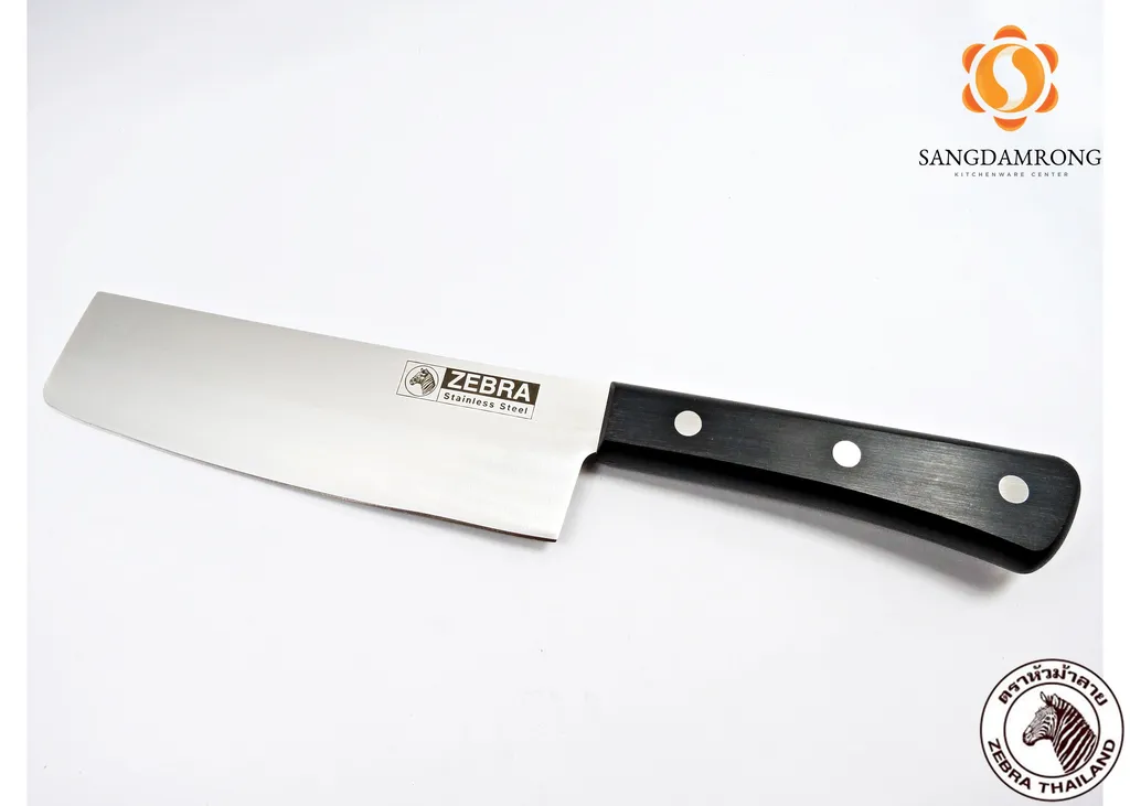 มีดหั่นผัก Chef 6.5" #1002509 (1*48) (ม้าลาย)