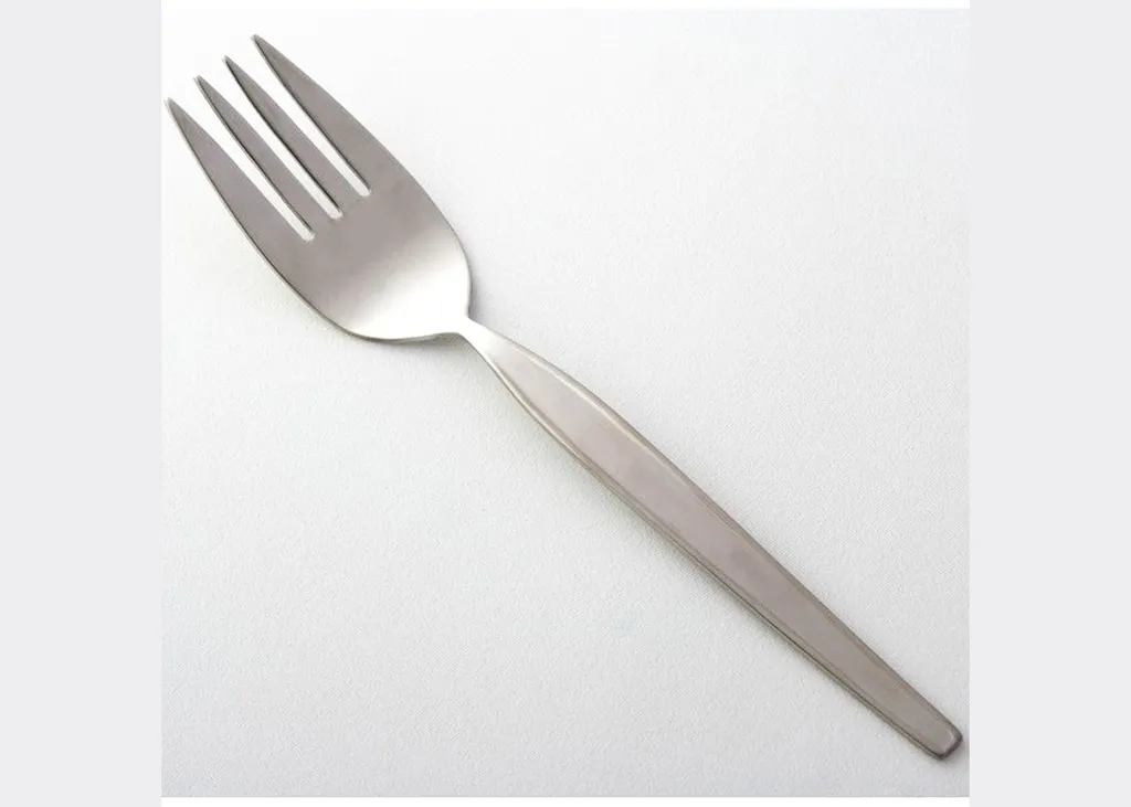 ส้อมเสริฟ ลายขอบตั้งนก