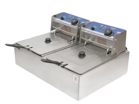 NT-662E เตาทอดไฟฟ้า 2 อ่าง 6+6L. (62x45x30cm.) 2500W.