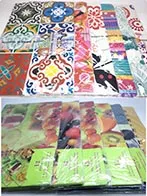 พิเศษ (D) เสื่อรองจานคละลาย+รองแก้ว(1*6)