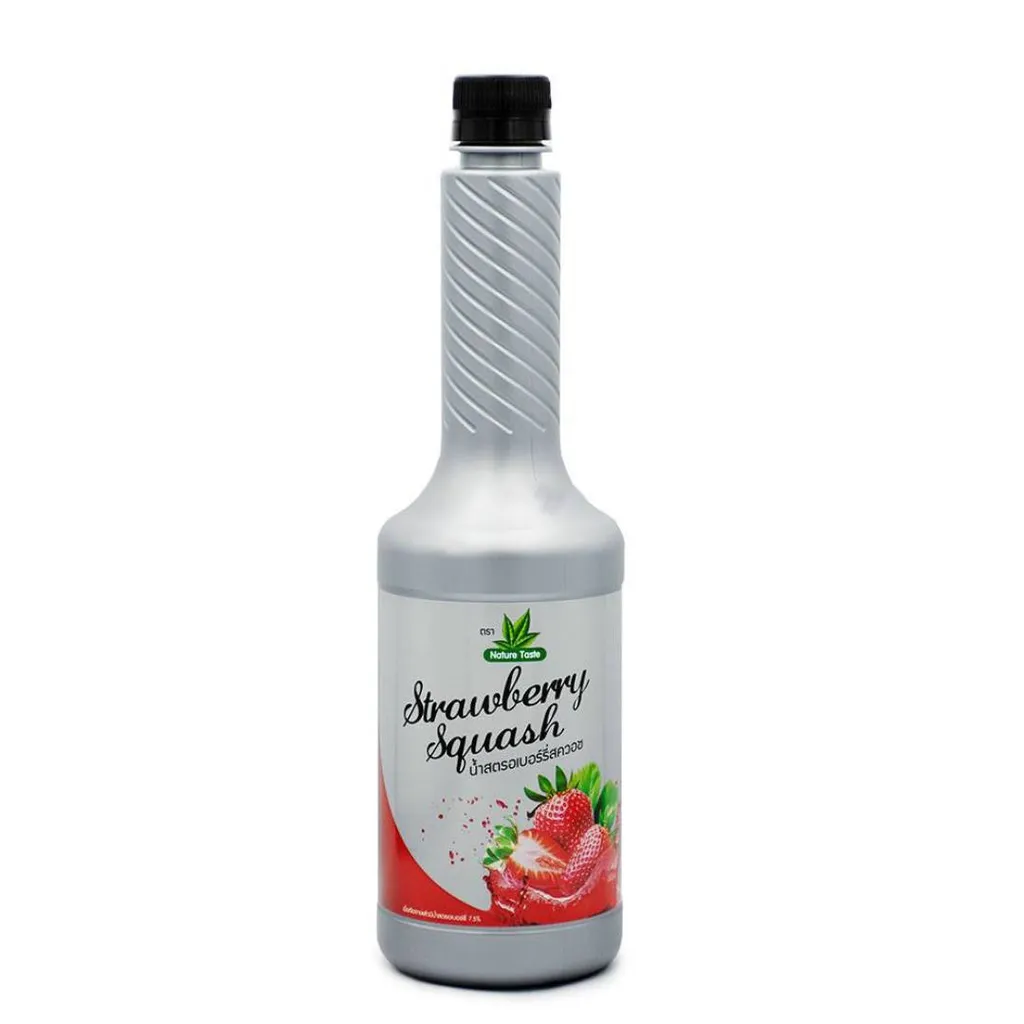 Nature Taste สตรอเบอรี่ (ขวดเทา) 750 ml. (1*12)