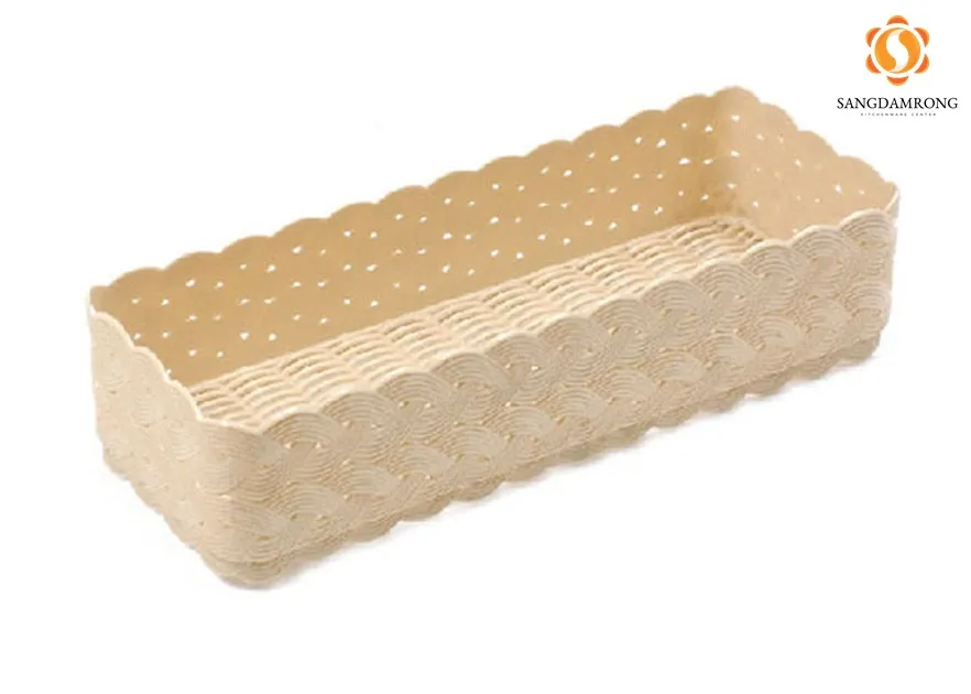 RW0489 ตะกร้าหวาย (11x29.7x7) 1*36