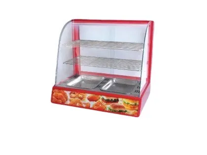 DH-827/NT-827 ตู้โชว์อุ่นอาหาร 2ชั้น 800w.(66*47*61cm)