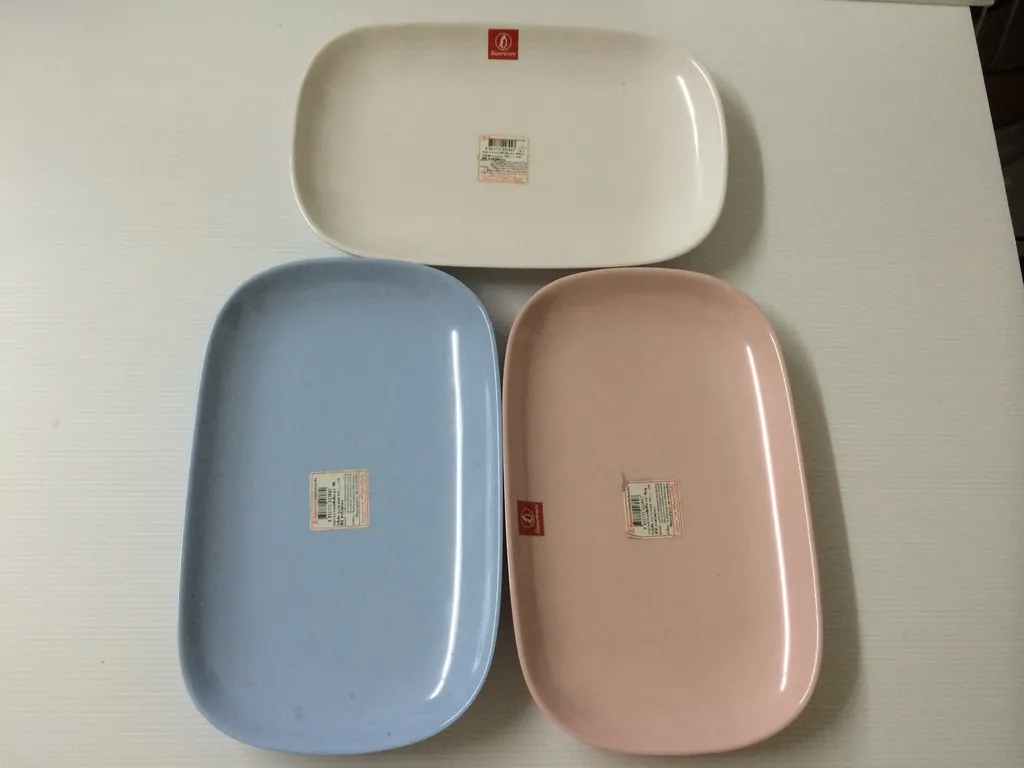 P440-9.5 จานเปลเหลี่ยม 9.5" ฟ้า (1x6)