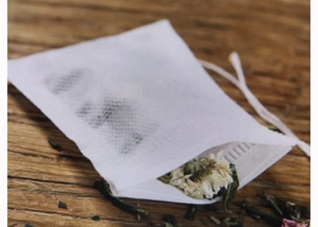 ถุงกรองชามีเชือก 8*10 ซม.1*100