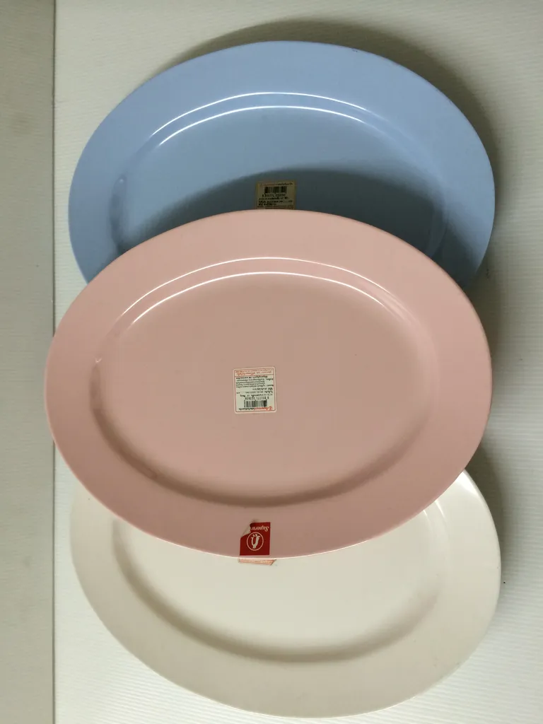 P175-12 จานเปลทรงตื้น 12" ฟ้า (1x12)