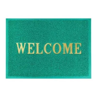 พรมทางเข้า Welcome สีเขียว (40*60 ซม.)