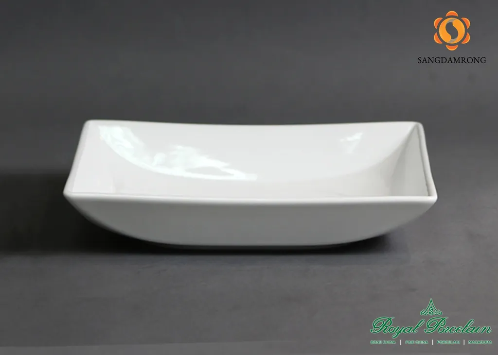 #P6916 w/w จานเหลี่ยม 20*16.5cm. (1*6*24)