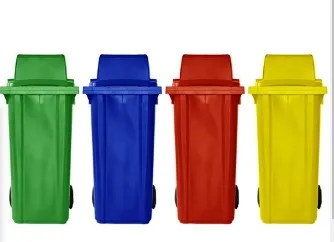 S1M-N120LT ถังขยะล้อเลื่อน 120 ลิตร ฝา 1 ช่องทิ้ง