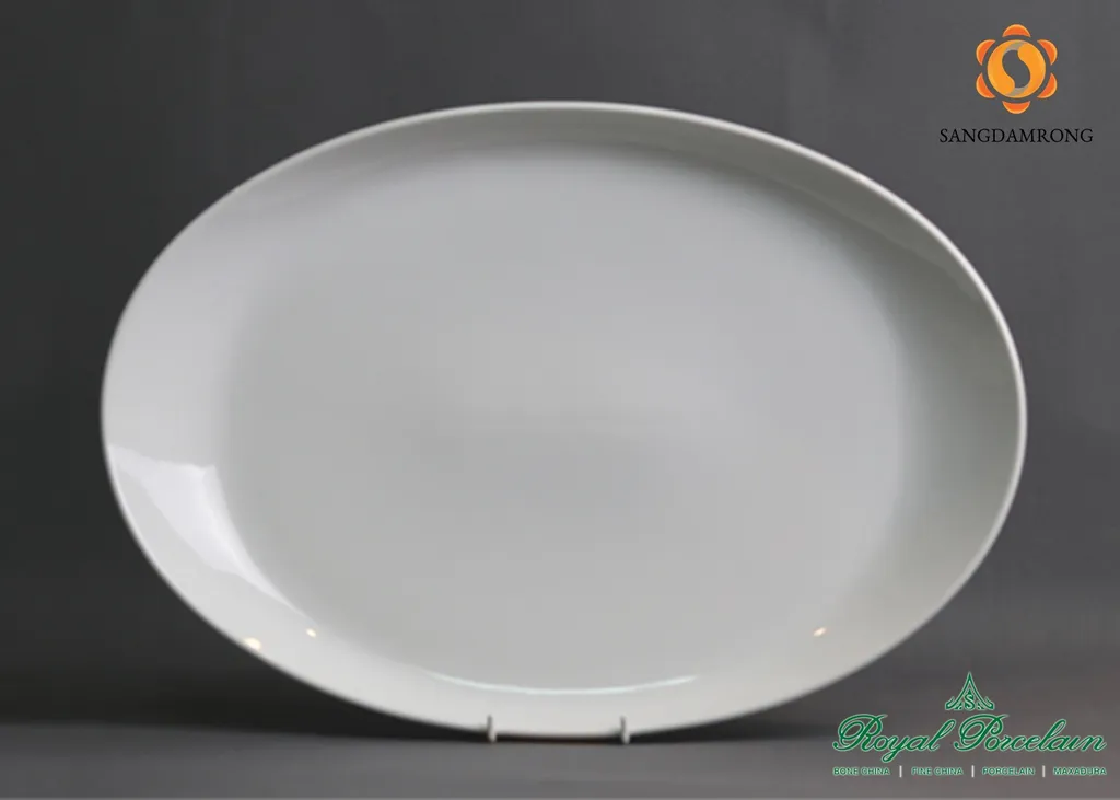 #P0224 w/w จานเปลงอน 38cm. (1*12)