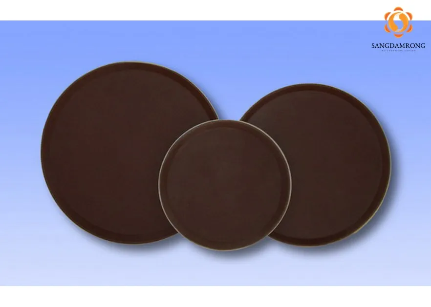 #AS-2016 ถาดกันลื่นกลม (40.6cm.)