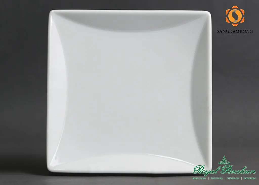 #P6904 w/w จานเหลี่ยม 15*15cm. (1*12*72)