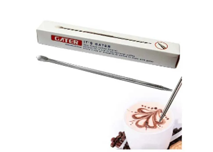 1610-207 ปากกาวาดลาย ลาเต้ อาร์ต สแตนเลส 13.5 ซม.