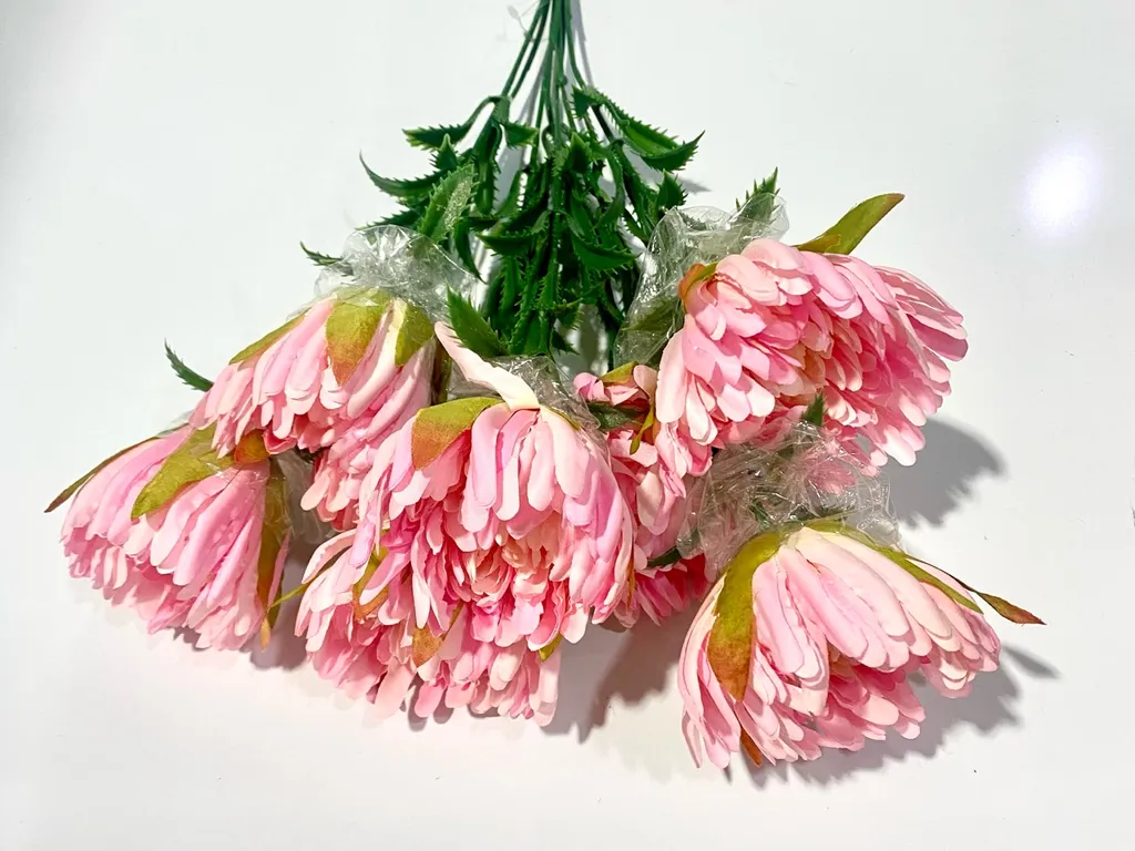 เบญจมาศกวาง ช่อ 7ดอก #RH055