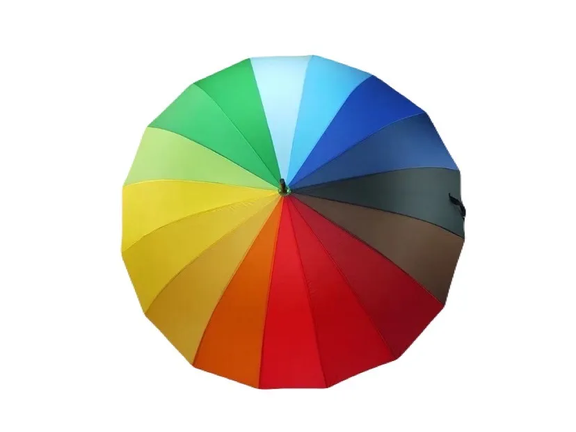 2286 ร่มสีรุ้ง 16 ก้าน 1*100