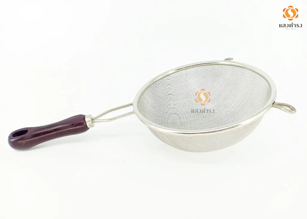 SD2205 D กระชอนด้ามน้ำตาล 22 ซม.