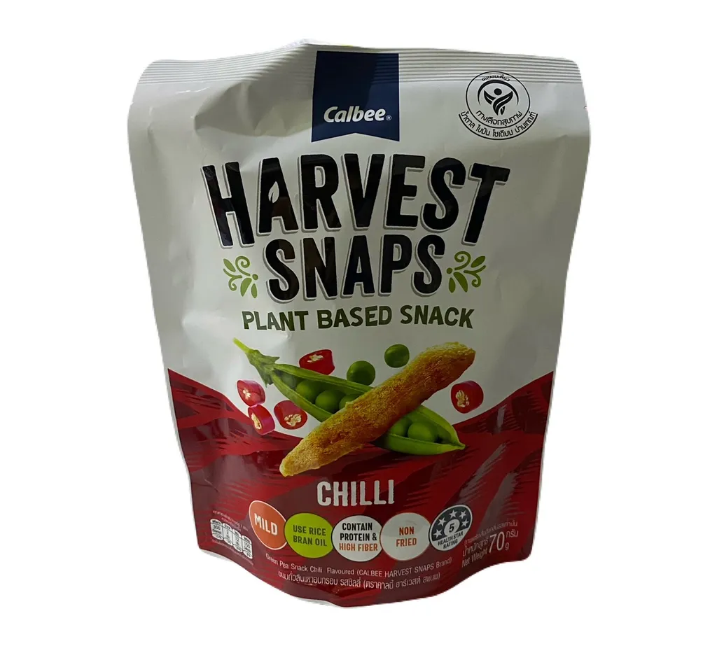 ฮาร์เวสสแนพ ถั่วลันเตาอบกรอบ ชิลลี่ #30194