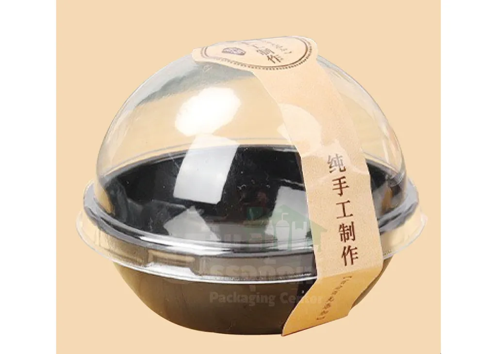 ถ้วยใส่ขนม W-650 (พร้อมฝา) 6.8*2.5 ซม. 1*50