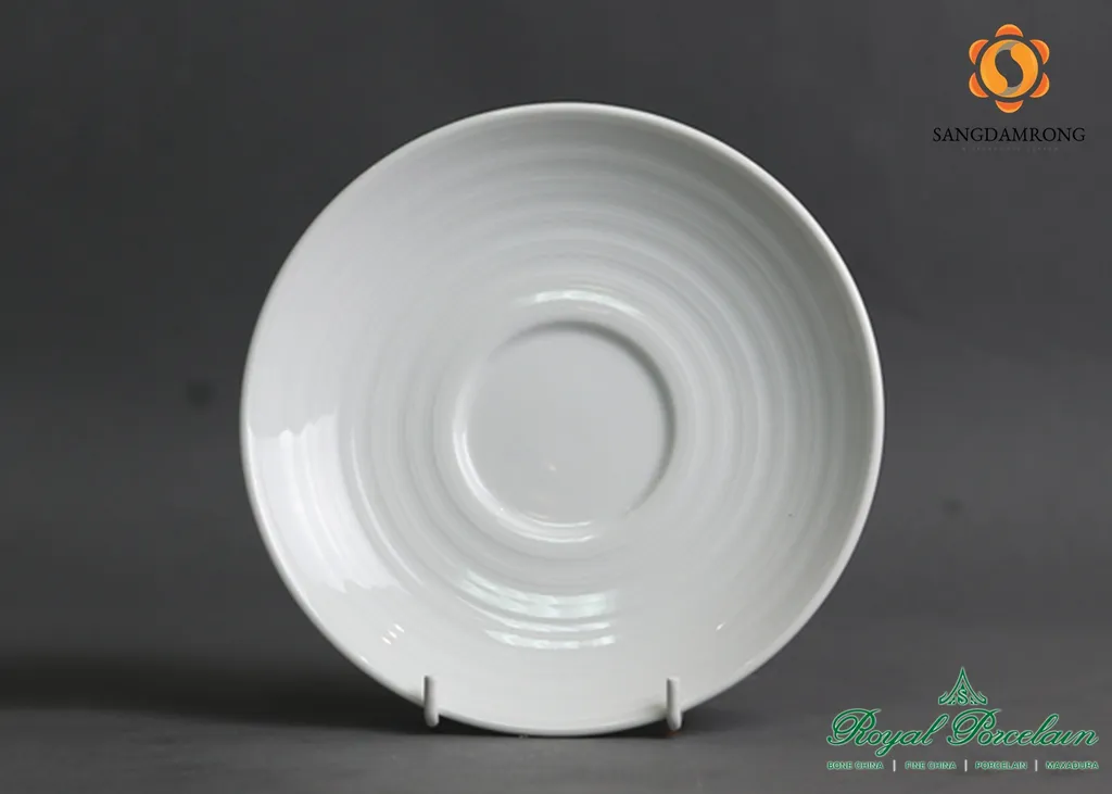 #P3914 w/w จานรองถ้วยกาแฟ 15cm. (1*12*72)