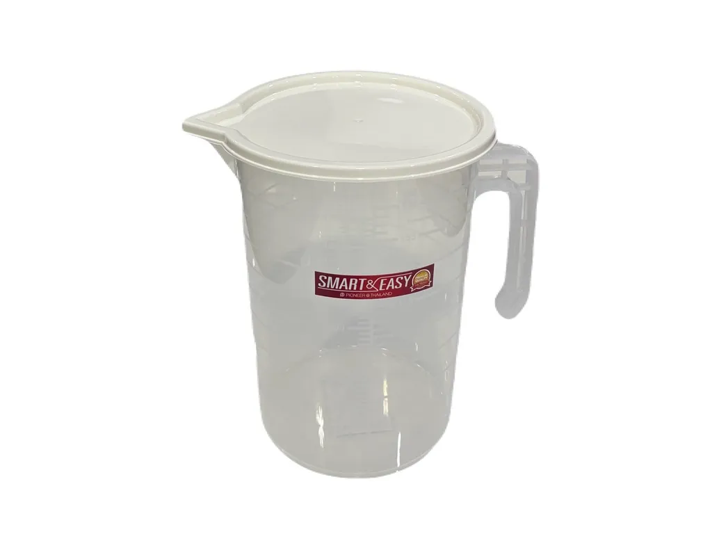 PN457 เหยือกน้ำใสพร้อมฝาปิด(PP) 5000ml.(1*24)