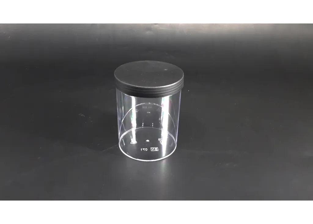 BN 071 กระปุกPT+ฝาเกลียวสีดำ 8*10 ซม.380 ml.1*24 (72/มัด)