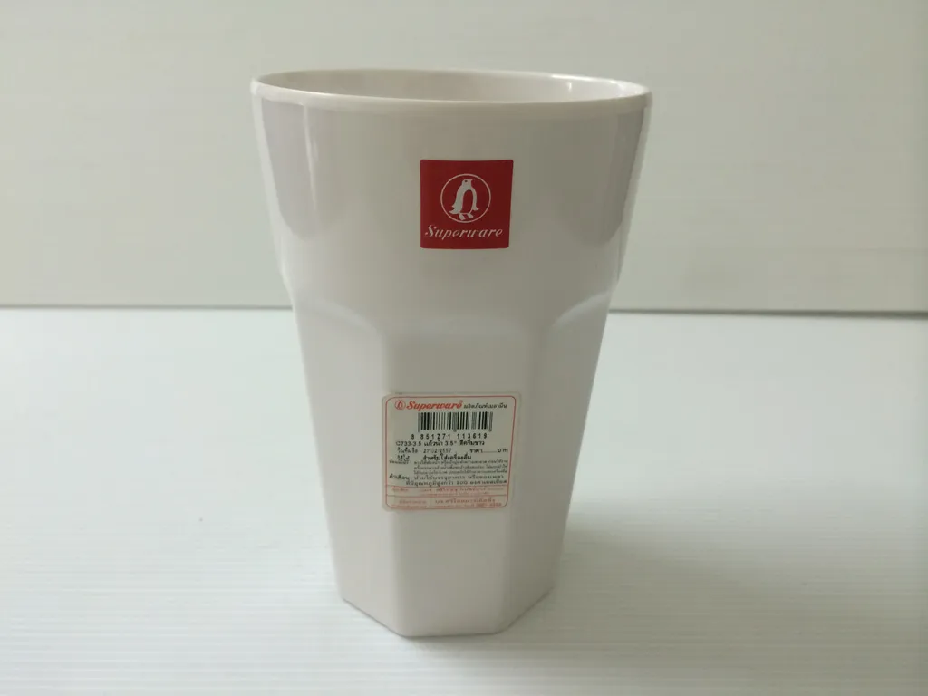 C733-3.5 แก้วน้ำ 3.5" ครีมขาว (1X12)