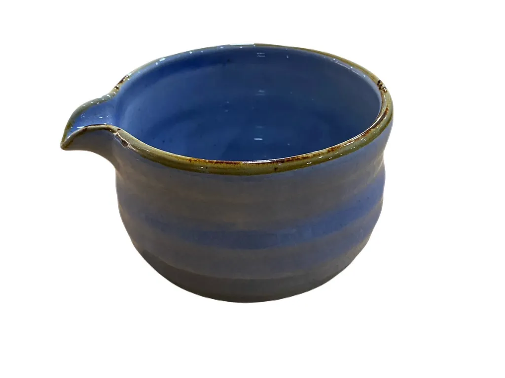 ถ้วยชงชา สีม่วงขอบน้ำตาล