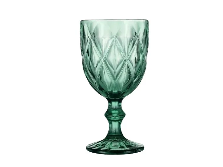 RJS014GO12EM Ripple Goblet Emerald 340ml.