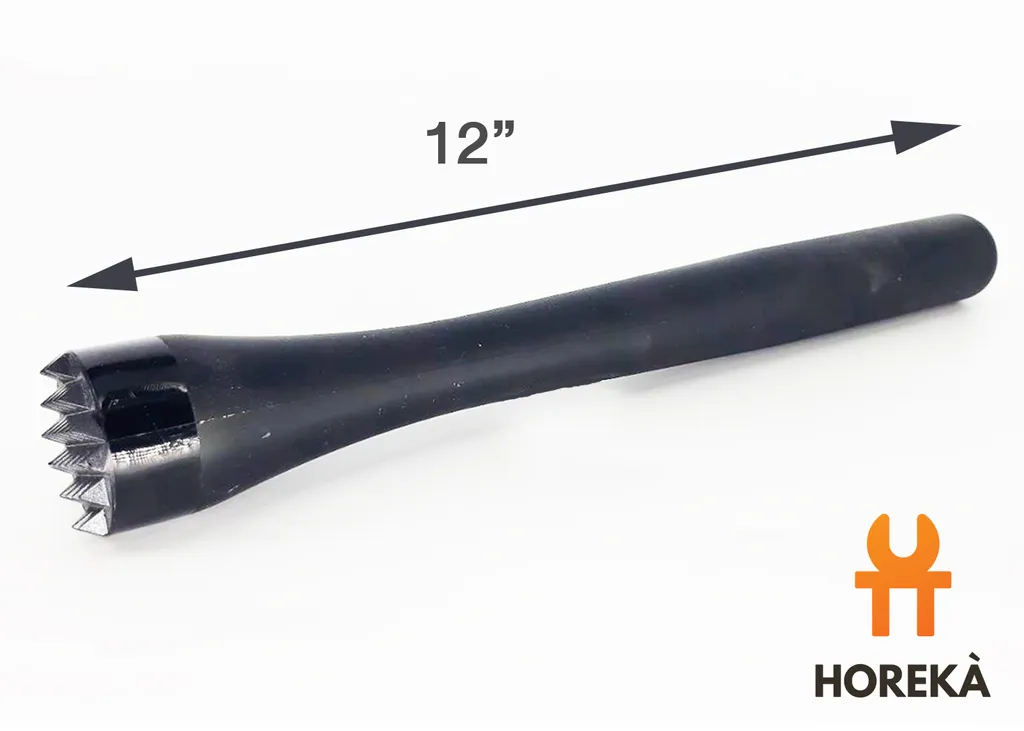 ที่ขยี้ผลไม้สีดำ 12"