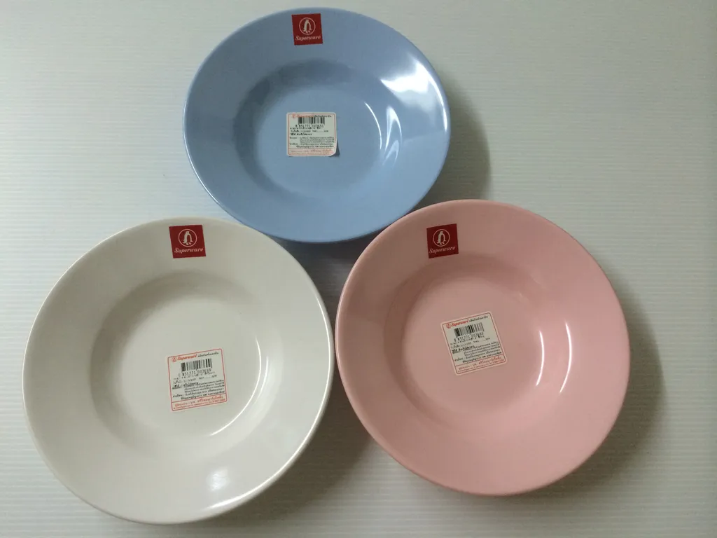 P180-6 จานลึก 6" ครีมขาว (1x24)