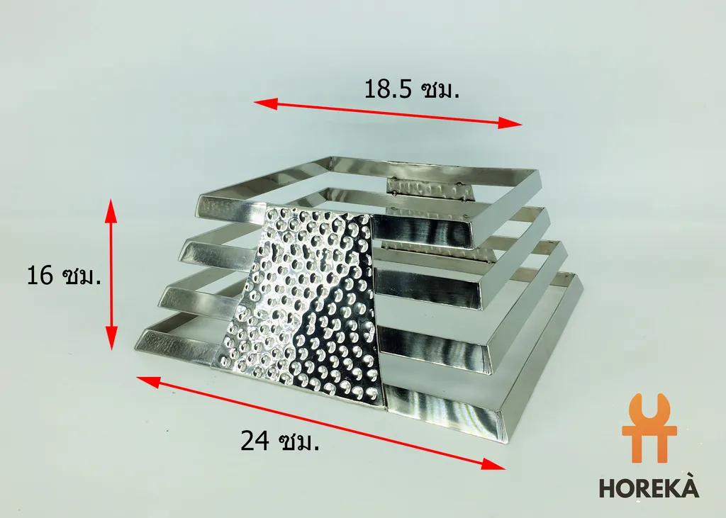 ดิสเพลย์ SL เหลี่ยม 4 ชั้น (24*18.5*H10ซม.)