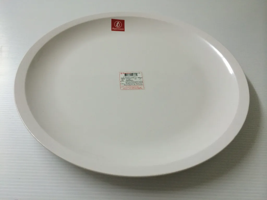 P6220-10.5(P2093) จานกลม 10.5" ครีมขาว (1X12)