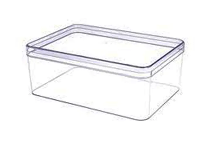 กล่องเหลี่ยมใส 8844L (ใหญ่พิเศษ) (26.3*37.5*14.5 ซม.)