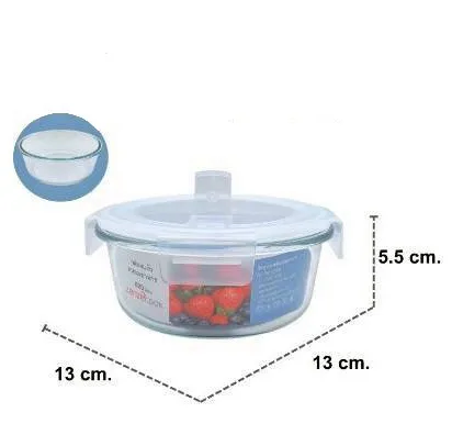 กล่องแก้วฝาล็อคกลม 620ml.(ZRO-2020)