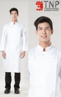 ชุดกันเปื้อนหนังเทียมยาวพิเศษ 26"*40" (03-LAM) นง-ข