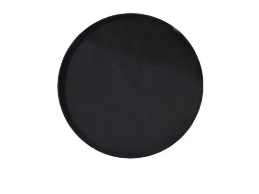 (D)ถาดกันลื่นกลม สีดำ 14" #KD1400A
