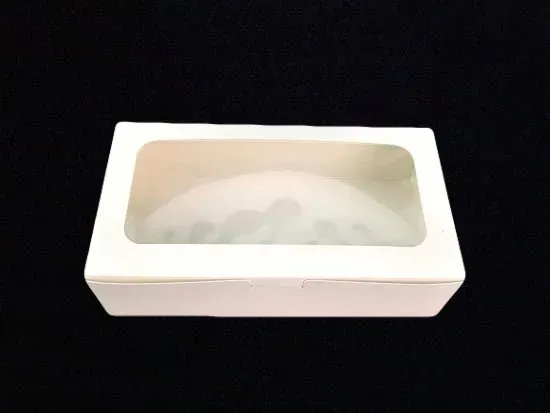 WB53 กล่องทาร์ต 2 ชิ้น 7.5*14.5*4 ซม. (1*10)