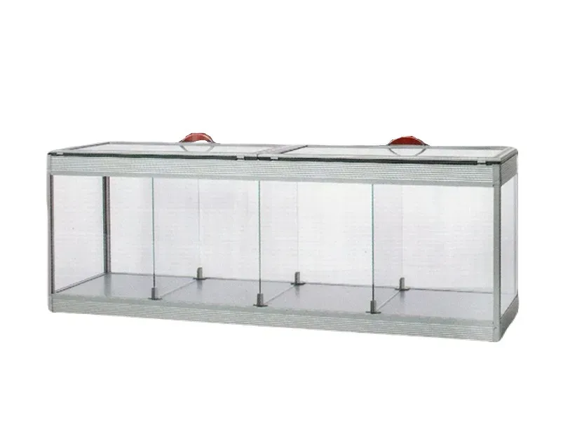 CAF-L ตู้ผลไม้อลูมิเนียมใหญ่ L122xW31xH38 cm.