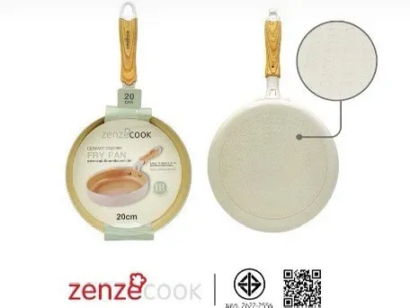 CP-30120 กระทะเทฟลอนเคลือบเซรามิก 20 ซม. (1*12)